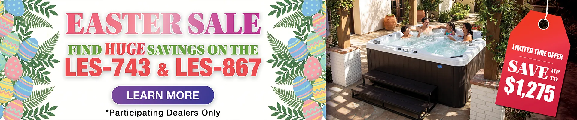 Calspas hot tub being used in a family setting - Seville