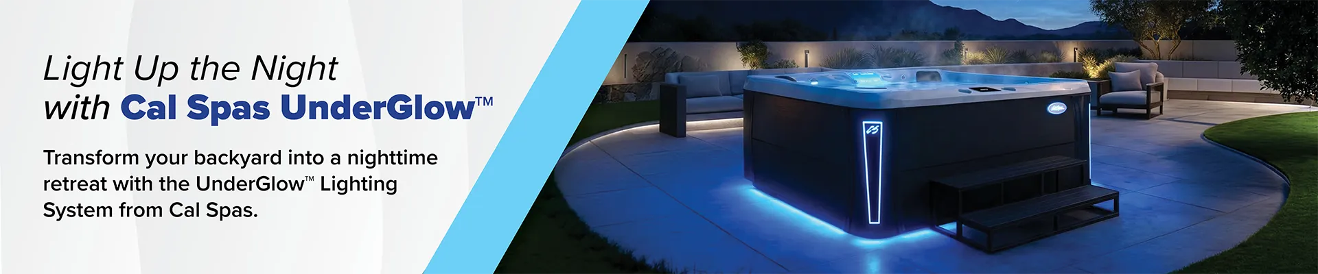 Calspas hot tub being used in a family setting - Seville